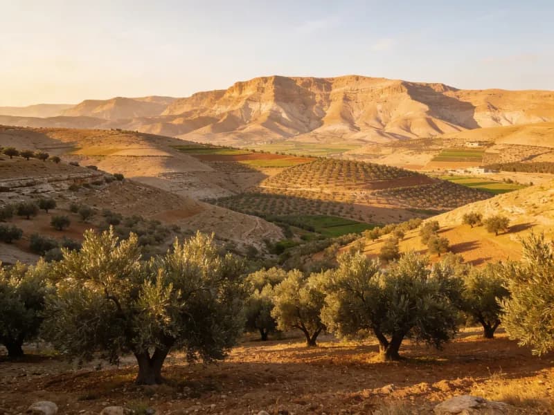 Olivenplantage · Zeytî · Derik