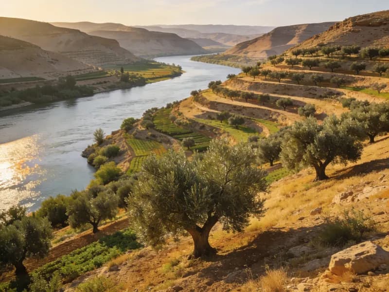 Olivenfeld · Qaisi · Tabqa